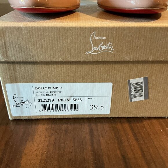 Christian Louboutin Dolly Pump 85 Blush Nude Classic Heel - Picture 9 of 9